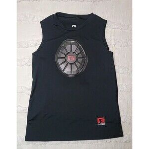 G Form Youth Size Medium Pro Protective Sternum Shirt Baseball Softball Black
